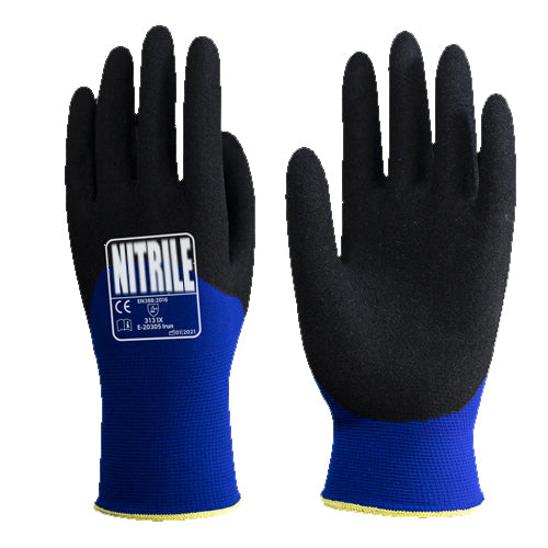 Sandy Nitrile 3/4 Coated - Firm Grip Gloves - Abrasion Resistant - NitreGrip® Technology - In Bags of 10 Pairs