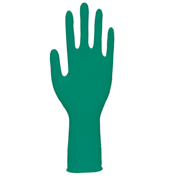 Heavy Duty Extended Cuff Green Nitrile Gloves – 10x100