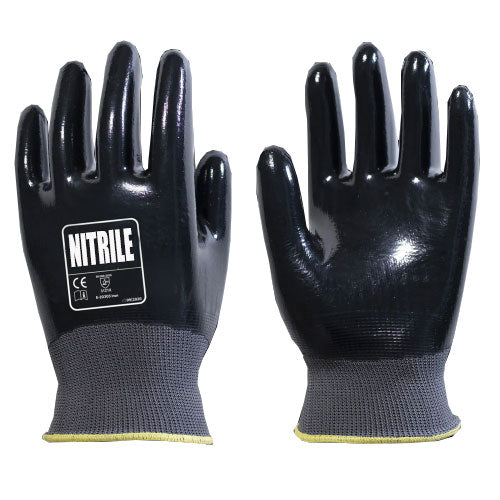 Fully Coated Nitrile Gloves - High Dexterity & Grip - In Bags of 10 Pairs