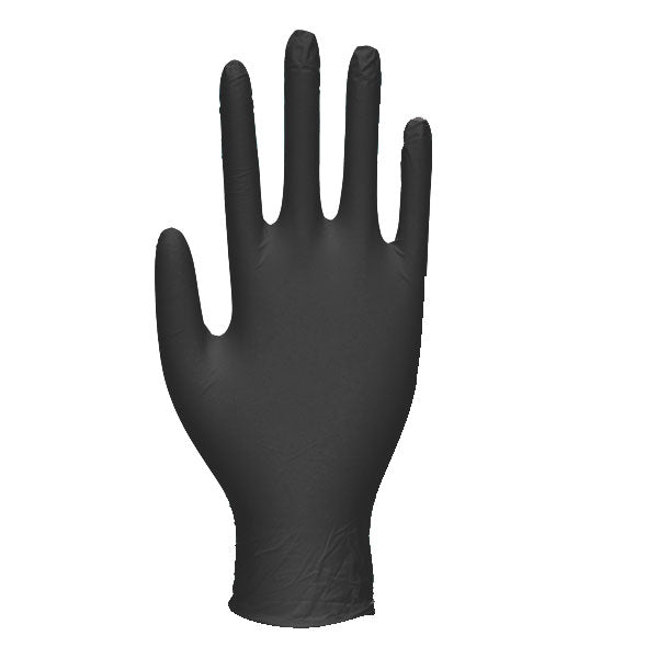Heavy Duty Nitrile Black Disposable Mechanic Gloves – Cases of 10 Boxes, 100 Gloves per Box