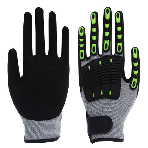 Cut-Resistant TPE Gloves - Back of Hand Protection - Cut Level C - Cases of 10 Bags, 1 Pair per Bag