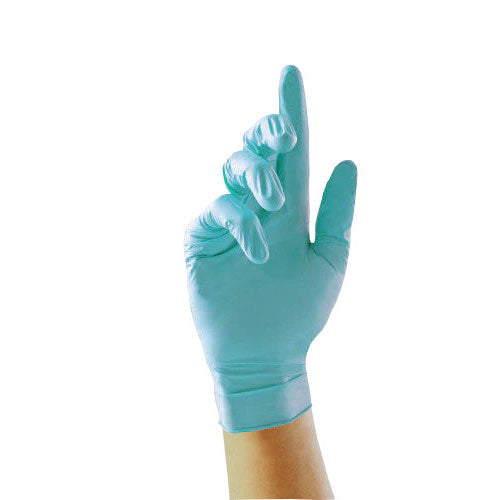 Aqua Blue Nitrile Gloves – 10x100