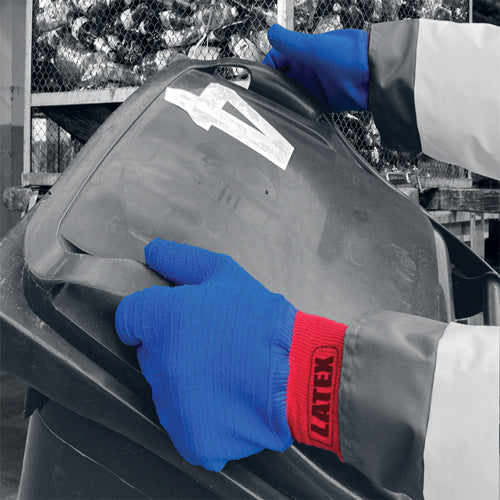 Latex Coated Gloves - Moisture Wicking - Level B Cut Protection - Wet & Dry Grip - Sanitized® Actifresh - In Bags of 10 Pairs