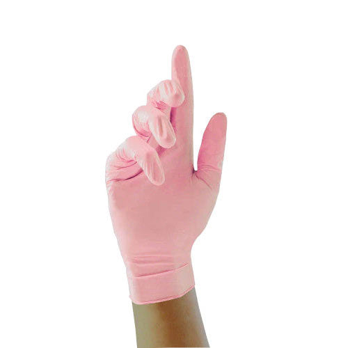 Pink Nitrile Examination Gloves – Cases of 10 Boxes, 100 Gloves per Box