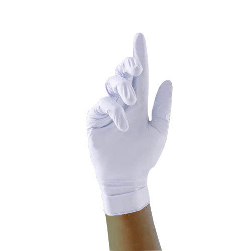 White Nitrile Gloves – 10x100
