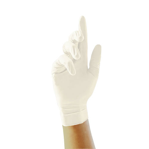 Latex - Extra Strong Non-Powdered Latex Examination Gloves - Cases of 10 Boxes, 100 Gloves per Box