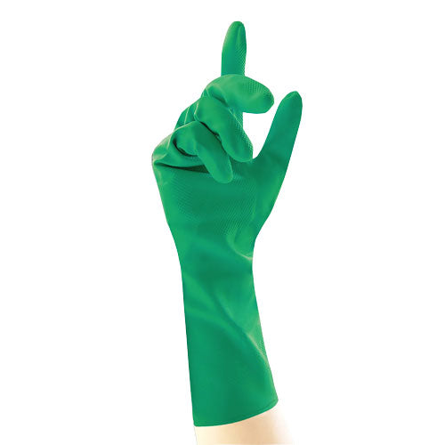 Green Latex Household Gloves – 12x12