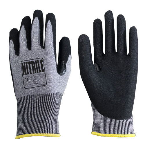 Sandy Nitrile Gloves - Level D Cut - Reinforced Thumb - Ultralight Duty - NitreGrip® and NitreGuard® Technology - In Bags of 10 Pairs