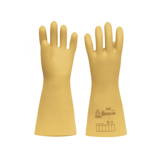 Dark Khaki Sibille - Electrical Insulating Gloves - Class 00 To 4 - In Bags of 1 Pair