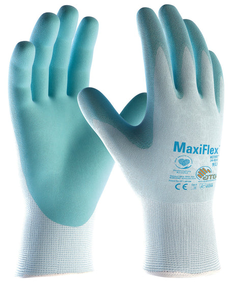 Gloves with Ultra Micro-Foam Grip: MaxiFlex Active 34-824 - Pack of 12 Pairs