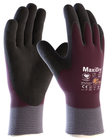 Waterproof Thermal Gloves: MaxiDry Zero 56-451 - Pack of 12 Pairs